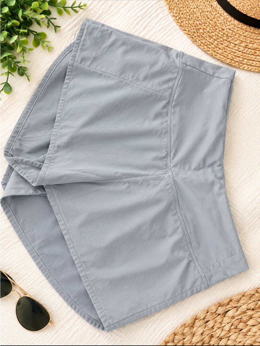 lululemon athletica Women's Light Gray Athletic Shorts